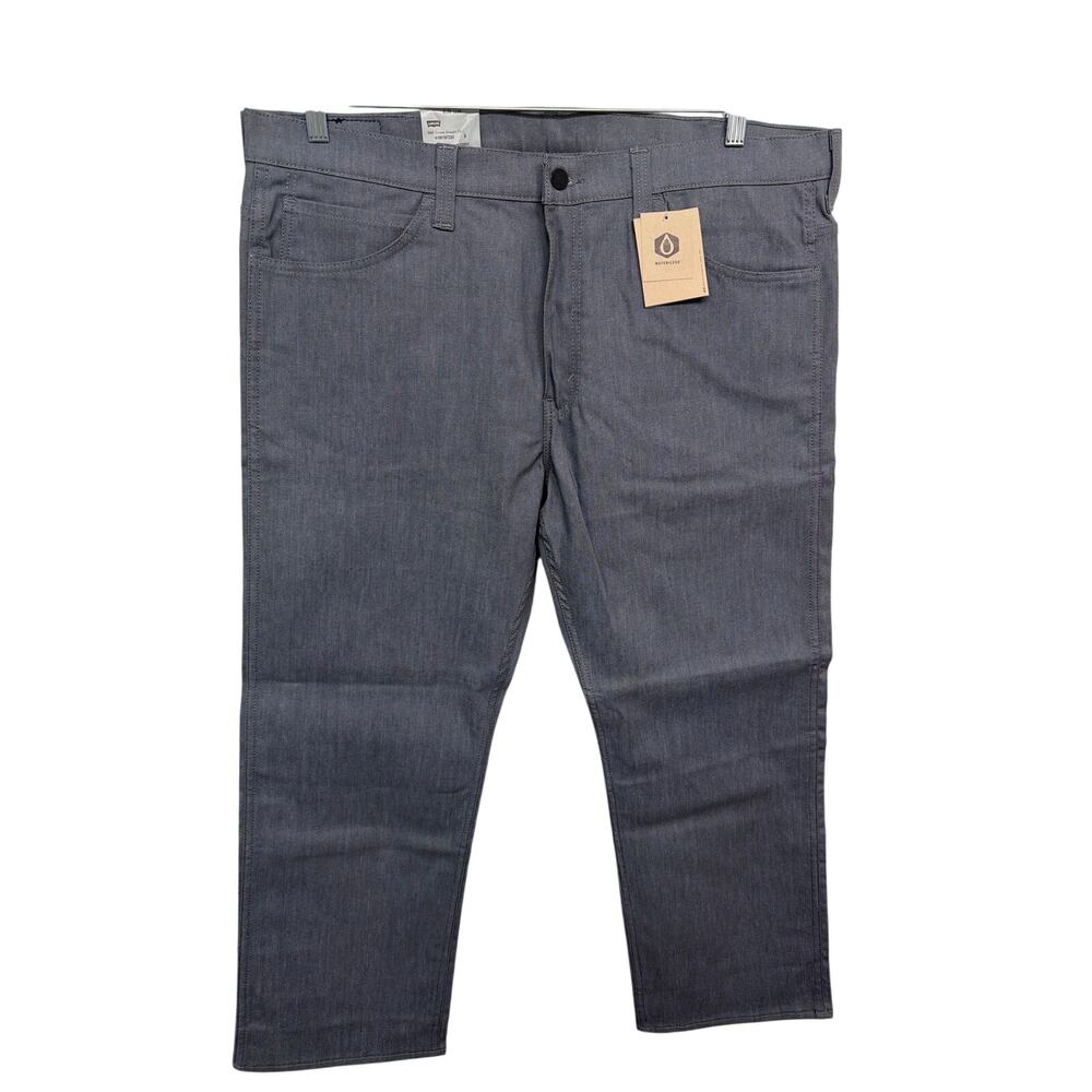 New Levis Mens 569 Line 8 Loose Straight Fit Grey Rigid  Jeans 38 x 30 855690004